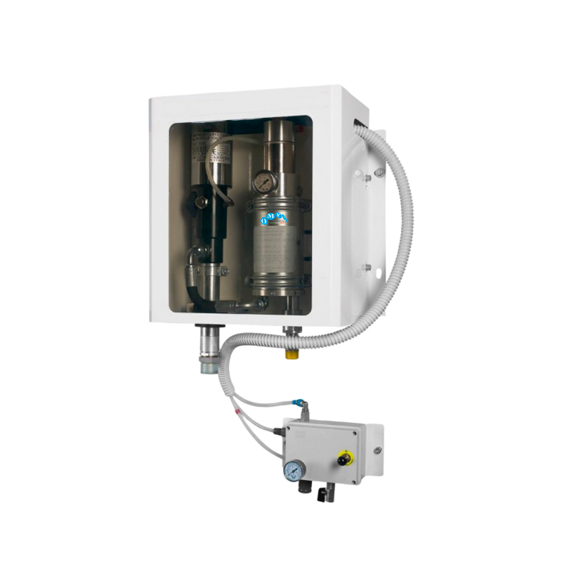 Kit pneumatico di distribuzione dell'olio con fermamento automatico della pompa, pompa a rapporto 5:1 e manometro