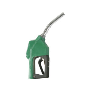 Pistola dispensadora de gasolina Ompi con protección de goma y cierre automático para un repostaje seguro