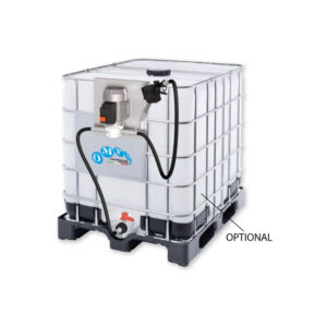 Kit de bomba elétrica Ompi para AdBlue, tambores de plástico de 208 l, 230 VAC, medidor de caudal e mangueiras