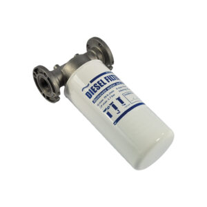 Ompi in-line filter for diesel and petrol, 30 microns, 70 l/min, fuel transfer system