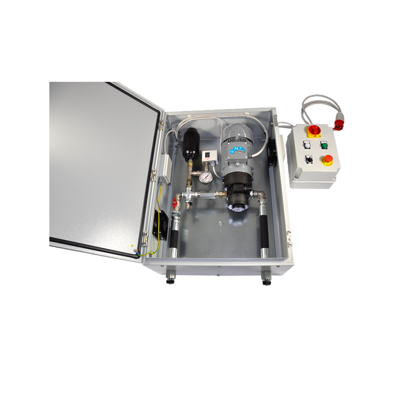 Ompi electric oil pump kit with electrical panel, 400V, 52 l/min, workshop oil transfer