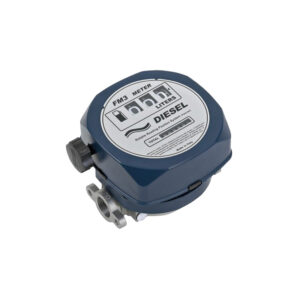 Contor mecanic de debit Ompi pentru motorină, afișaj cu 3 cifre, BSP de 1", conmetru de combustibil 20-120 L/min
