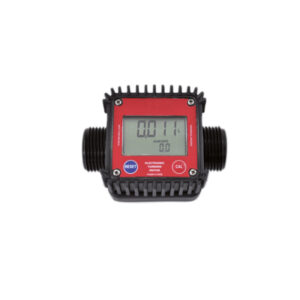 Ompi elektronik dizel akış ölçer, türbin tipi, 1" BSP erkek, dijital ekran ve totalizer ile