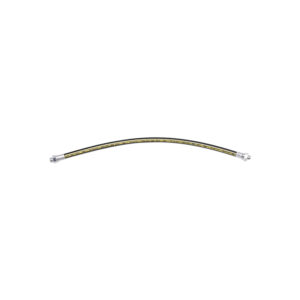 Furtun de cauciuc Ompi cu armură din oțel, diametru 10 mm, lungime 400 mm, M10x1, utilizare sub presiune înaltă
