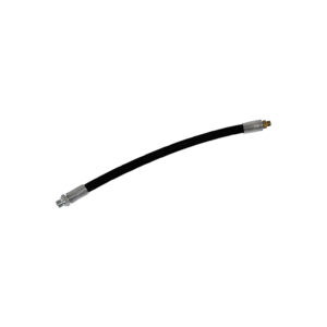 Double tuyau en caoutchouc Ompi avec armature en acier, 1/4" x 400 mm, tuyau de transfert de fluide durable