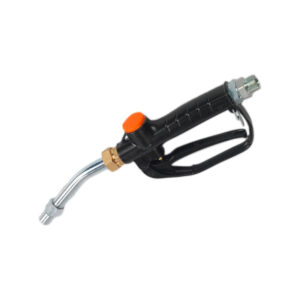 Professional grease gun for grease transfer, with rigid 16 mm outlet, up to 180 bar