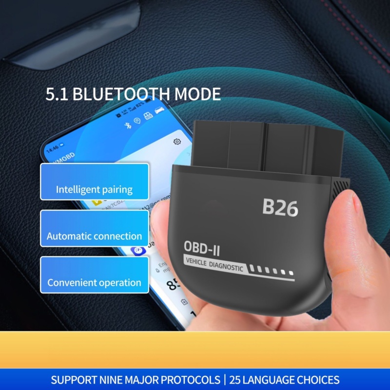 YMIOT • OBD2 Automotive Diagnostic Tool B26 - Image 5