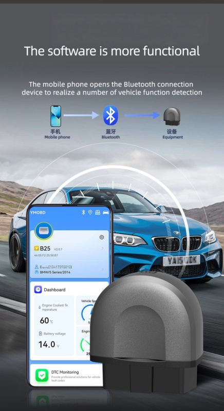 YMIOT • OBD2 Automotive Diagnostic Tool B25 - Image 8
