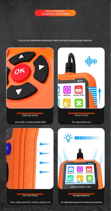 YMIOT • OBD2 Automotive Diagnostic Tool W12 - Image 6