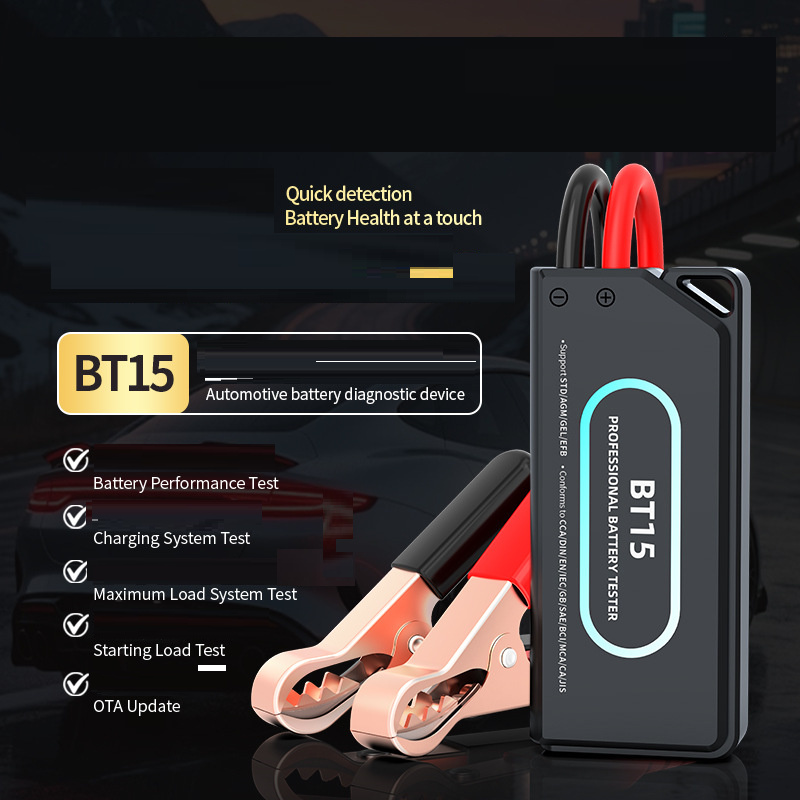 YMIOT BT15 car battery tester delivers precise diagnostics with rugged build and durable components.