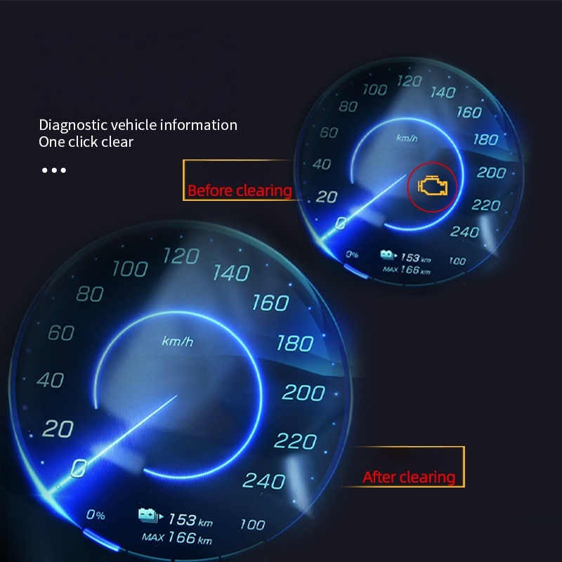 Hoogwaardige ABS plastic behuizing met nikkelgeplateerde metalen OBD2-connectorcontacten die duurzame prestaties garanderen