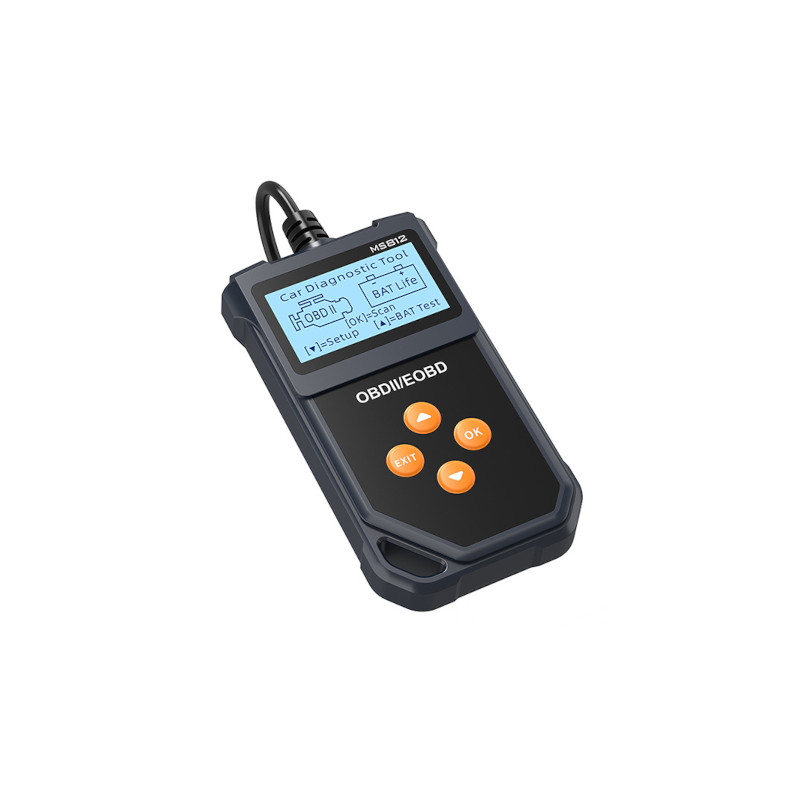 YMIOT MS812 OBD2 diagnostische tool voor voertuigen, leest motorcodes olie-servicelampje ABS SRS foutdetectie