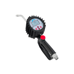 Pistolet distributeur Ompi pour huile et antigel avec débitmètre numérique, intégration du système RF et buse antigoutte