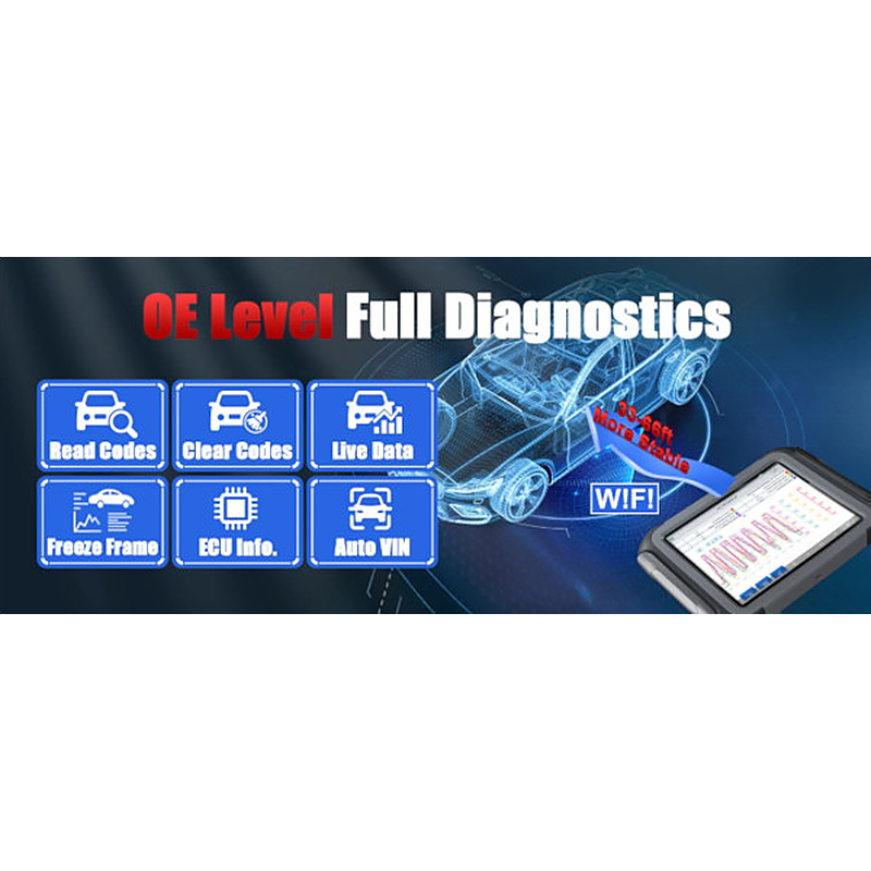 Strumento diagnostico XTOOL D9 MAX con custodia resistente e touchscreen da 9,7 pollici