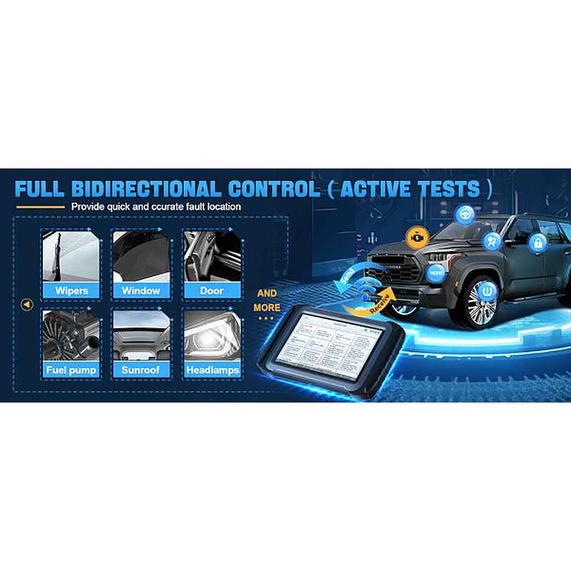 Strumento diagnostico di scansione in plastica ABS XTOOL InPlus IP919 resistente