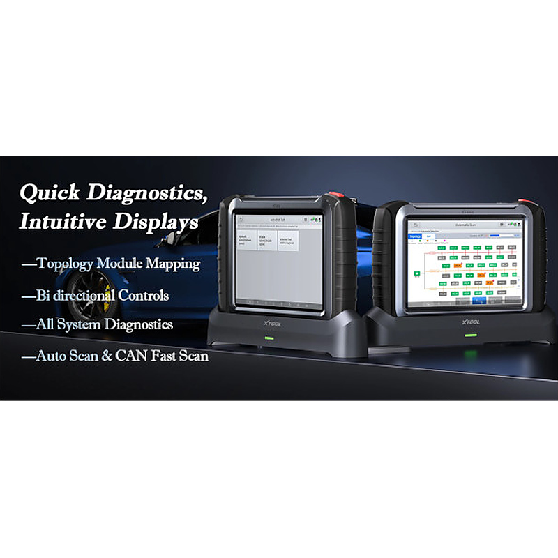 Tablet diagnostico XTOOL IP919 Pro con custodia resistente in plastica e metallo