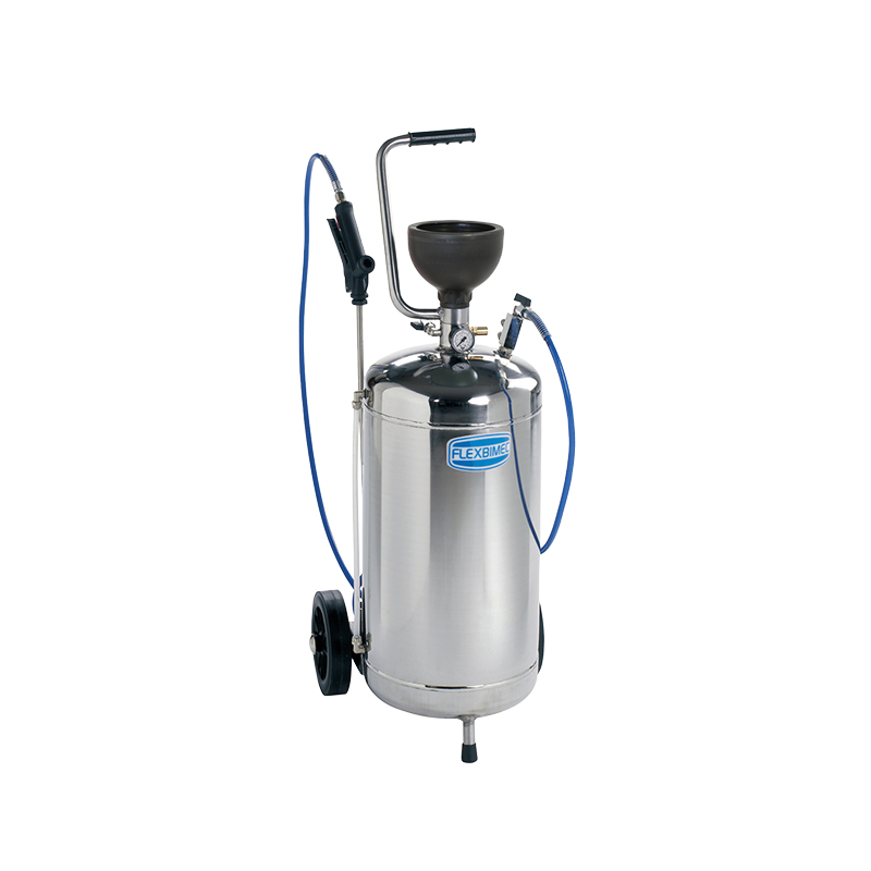 Pulverizator sub presiune portabil și spumător, AISI 304 din oțel inoxidabil, 40 L, cu furtun, armă și lance