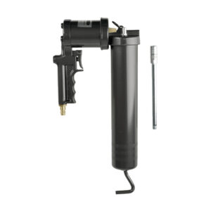 Pistol pneumatic de ungere FLEXBIMEC cu debit continuu, ieșire rigidă de 150 mm pentru lubrifiere la atelier