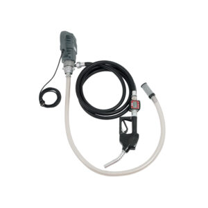 Kit di trasferimento diesel FLEXBIMEC con pompa elettrica 230 VAC, tubo e ugello di chiusura automatica