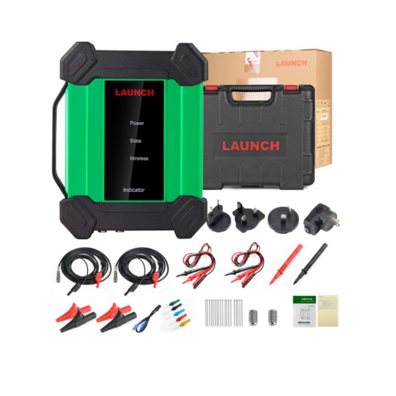 LAUNCH EM101N EV 2-канален scopebox за диагностика на електромобили, комбиниращ осцилоскоп и мултиметър, анализ на сигнал и вълнова форма
