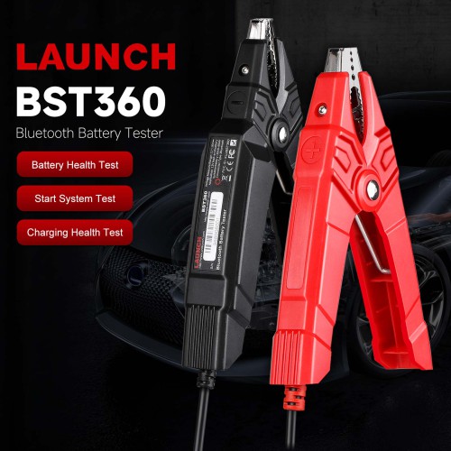 LAUNCH BST-360 Bluetooth тестер за батерии в здрав пластмасов корпус с метални скоби