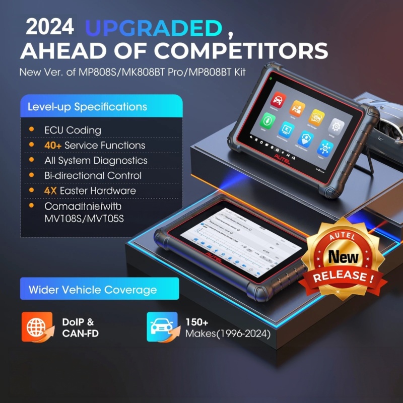 Tablet diagnostico AUTEL MaxiPRO MP900E con robusto involucro in gomma e schermo touch resistente корпус