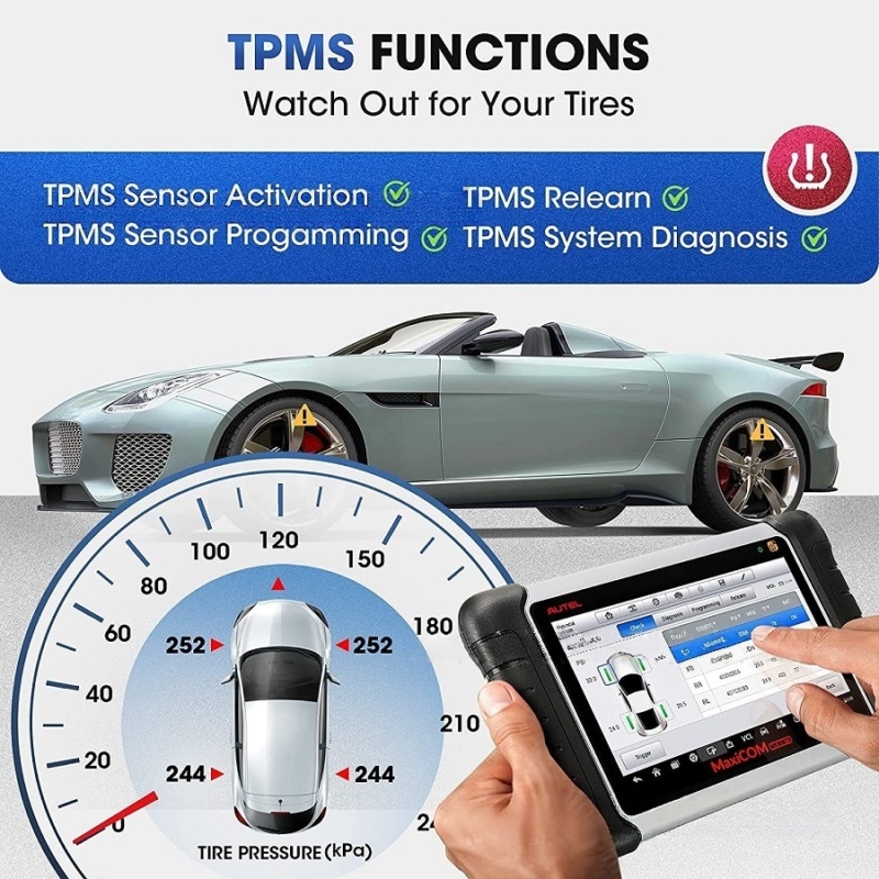 Durable ABS housing diagnostic tablet with 7-inch touchscreen for automotive workshops