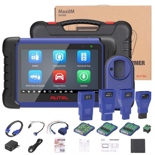Robuster AUTEL MaxiIM IM508S Schlüsselprogrammierer, OE-Level-Diagnostik, Premium-Android-Hardware sorgt für dauerhafte Präzision.