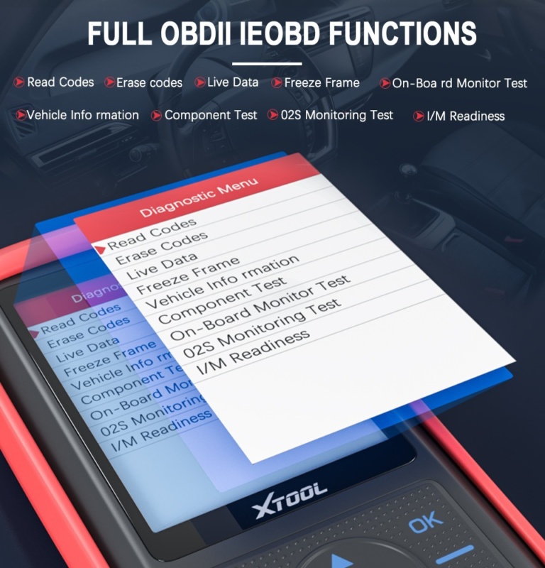 Holdbart professionelt kabinet til XTOOL X100 Pro3 nøgleprogrammer.