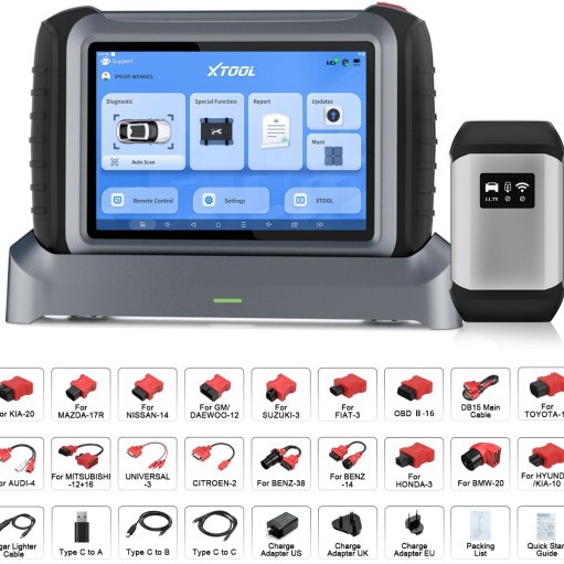 Tablet diagnostico automobilistico ad alta precisione, hardware robusto, copertura completa del sistema, 8GB di RAM, batteria a lunga durata.