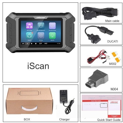 OBDSTAR iScan Ducati: precision-engineered diagnostics with robust hardware and reliable ECU & IMMO functions.