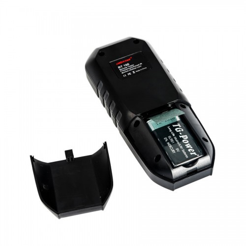 OBDSTAR RT100 handheld tester verifies car remote RF (300-320/434/868 MHz) and IR transmission for diagnostics