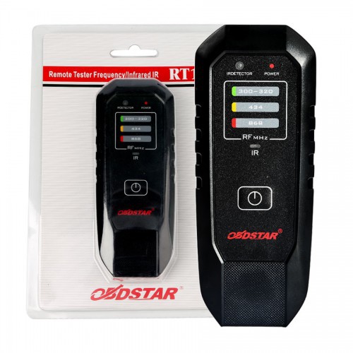 Durable ABS plastic OBDSTAR RT100 handheld remote control frequency and infrared tester