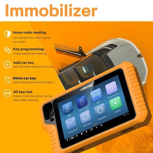 OBDSTAR X300 Classic G3 smart key matching device with durable metal and plastic housing