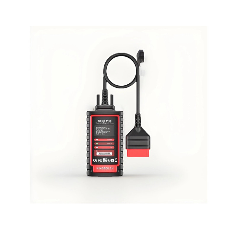 Strumento diagnostico automobilistico OBD KINGBOLEN Ediag Plus, scanner Bluetooth per auto con codifica ECU