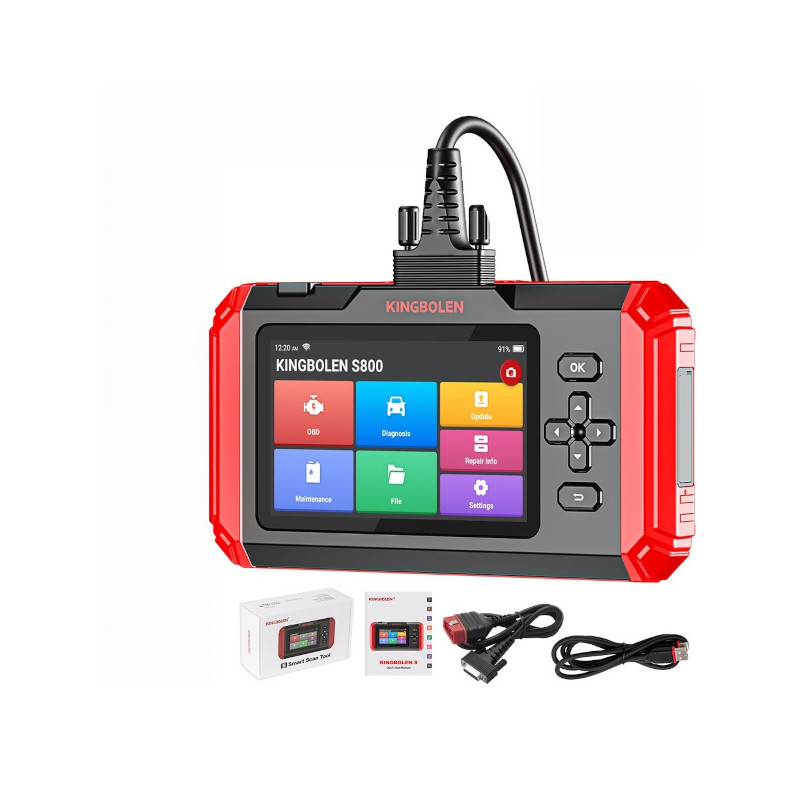 Strumento diagnostico OBD KINGBOLEN S800 per diagnostica motore, ABS, SRS e trasmissione