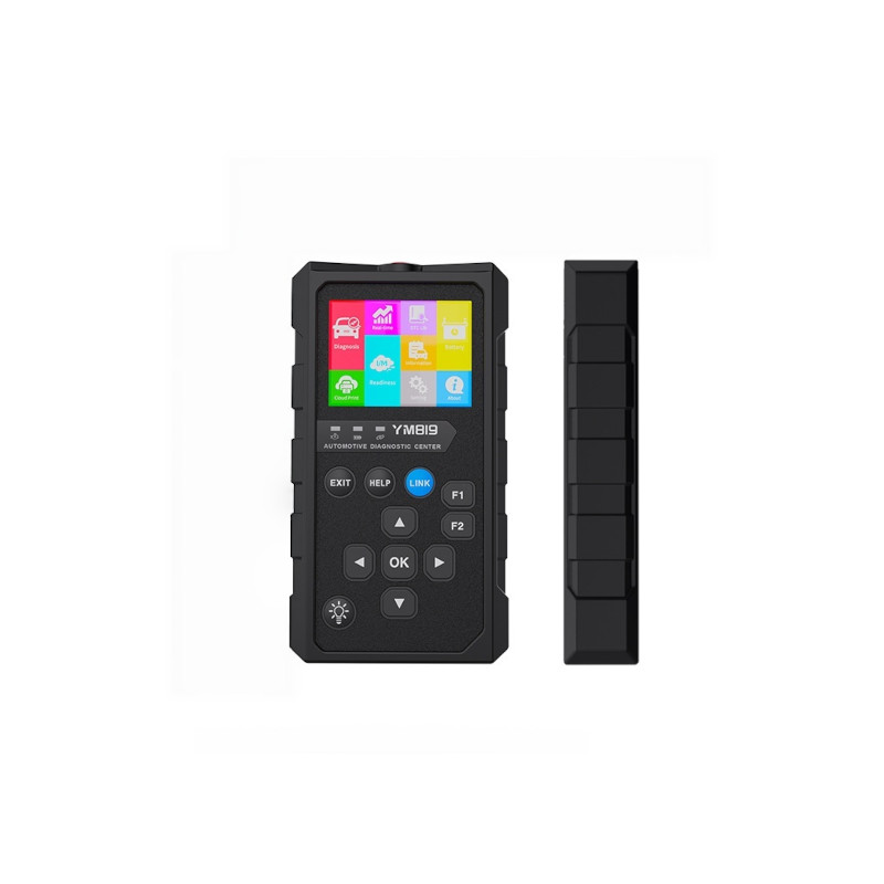 Strumento diagnostico automobilistico YMIOT YM819 OBDII, scanner Bluetooth, lettore di dati in tempo reale e codici di errore