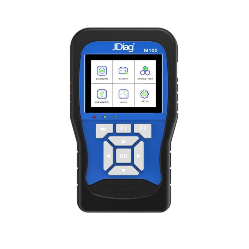JDiag M100 Motorrad-Diagnosetool, OBD2-Scanner, Batterietester, ABS- und ECU-Fehlerdiagnose