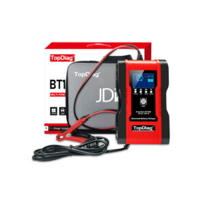 TopDiag BT1000 интелигентно зарядно за батерии 12V 24V AGM гел литиев LiFePO4 интелигентен зарядно