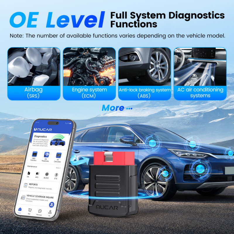 Bluetooth OBD2 BT200Pro: provádí kompletní diagnostiku, živá data, služby resetování a odstraňování chybových kódů vozidel.